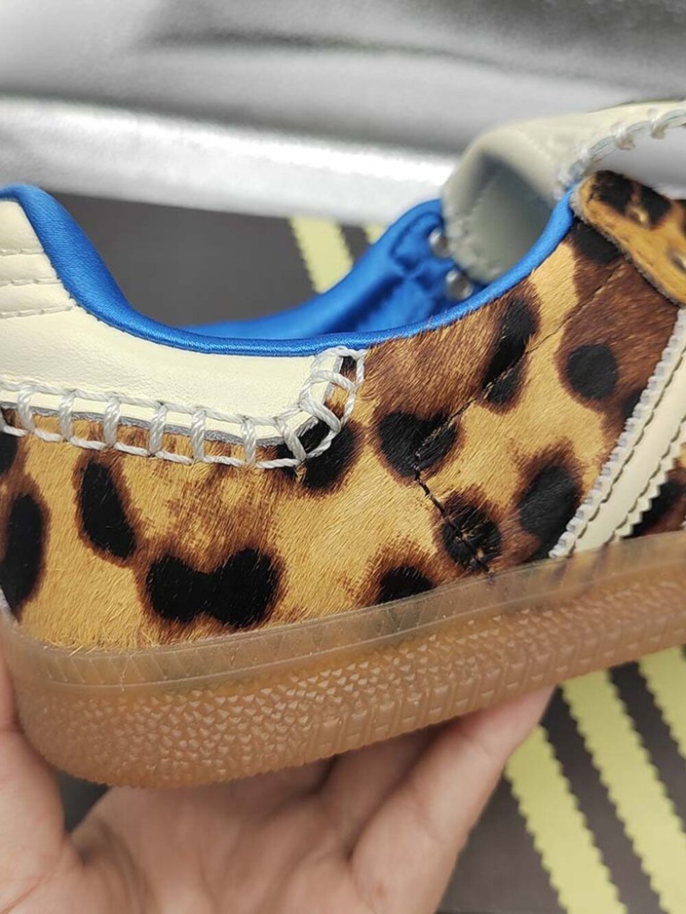 Adidas Wales Bonner x Samba Pony Leopard Sneaker - Picture 6 of 11